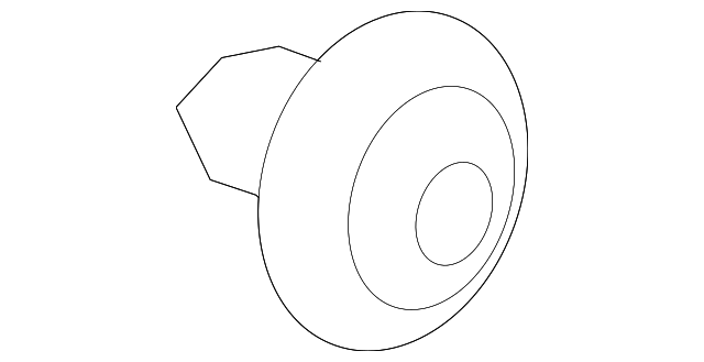 13123713 Деталь CENTER PLR TRIM RETAINER, RIGHT