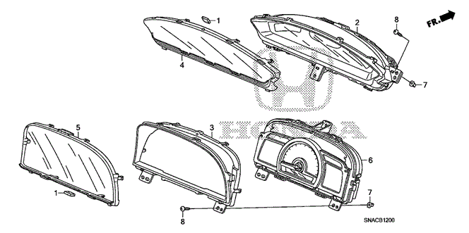 ELECTRICAL / EXHAUST / HEATER / FUEL/METER (NS) for 2010 Honda CIVIC SEDAN #1