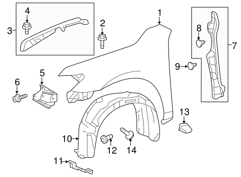 BODY/FENDER & COMPONENTS for 2012 Toyota Camry #1