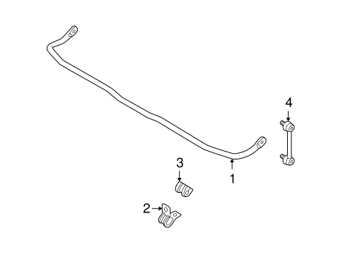 Stabilizer Bar & Components for 2010 Mazda 5 #0
