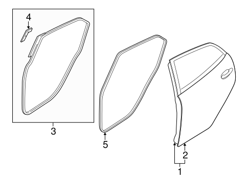 Door & Components for 2012 Mazda 2 #1
