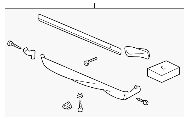 996-559-983-02-G2X Деталь MOLDING ASSY, LEFT