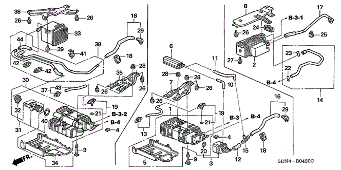 ELECTRICAL / EXHAUST / HEATER / FUEL/CANISTER for 2006 Honda ACCORD COUPE #1