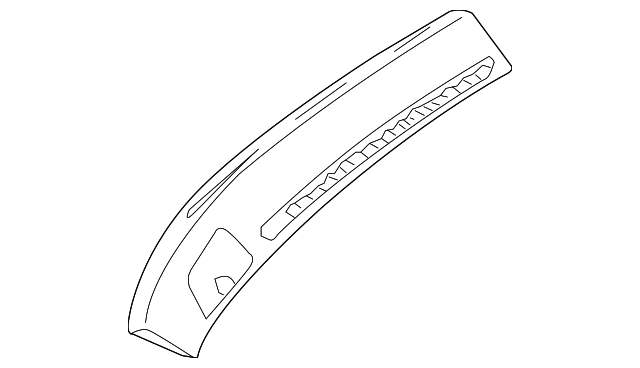 997-552-175-01-5Y2 Деталь DEFROSTER TRIM, LEFT
