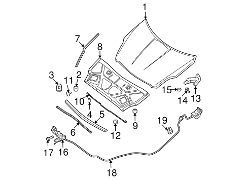Body/Hood & Components for 2012 Nissan Altima #1