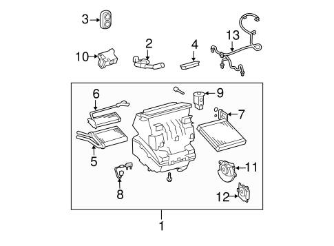 HVAC/CONDENSER, COMPRESSOR & LINES for 2012 Toyota Corolla #3
