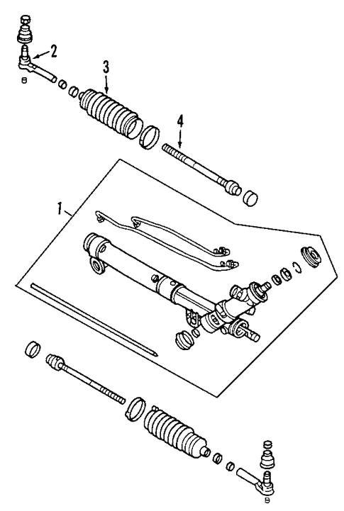 Steering Gear & Linkage for 2006 Cadillac DTS #1