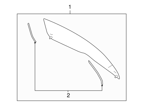 V70 GLASS - LIFT GATE