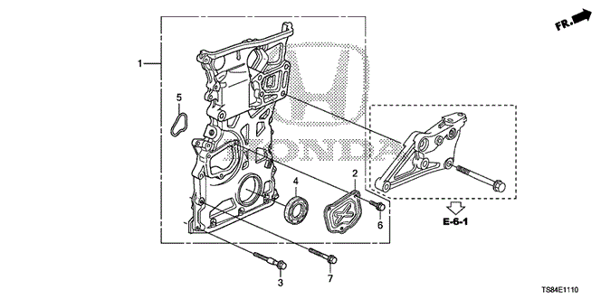 ENGINE/CHAIN CASE (2.4L) for 2013 Honda CIVIC COUPE #1