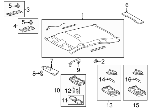 Vibe INTERIOR TRIM - ROOF 2