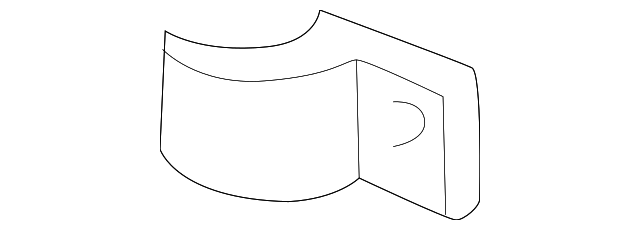 1W6Z19735AA Деталь CONDENSER UPPER BRACKET, LEFT