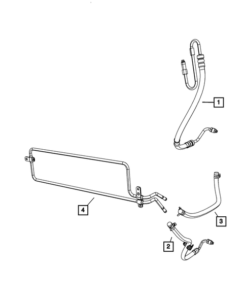 Power Steering Hoses for 2009 Dodge Dakota #0