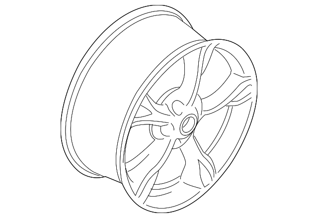 FR3Z-1007-N Деталь WHEEL, ALLOY
