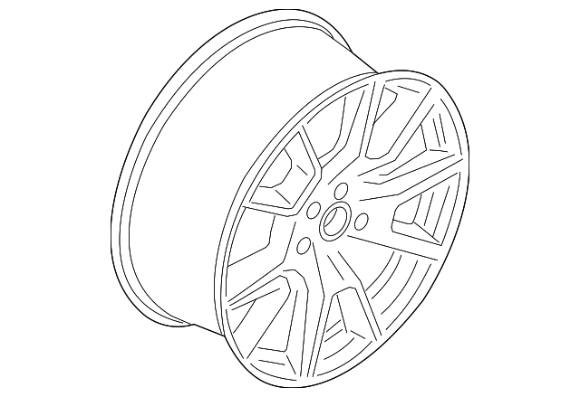 FR3Z-1007-H Деталь WHEEL, ALLOY