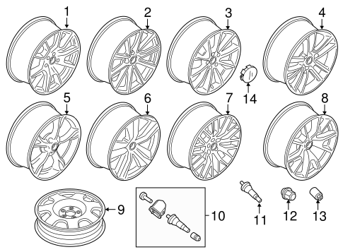 Mustang WHEELS & TRIM 3