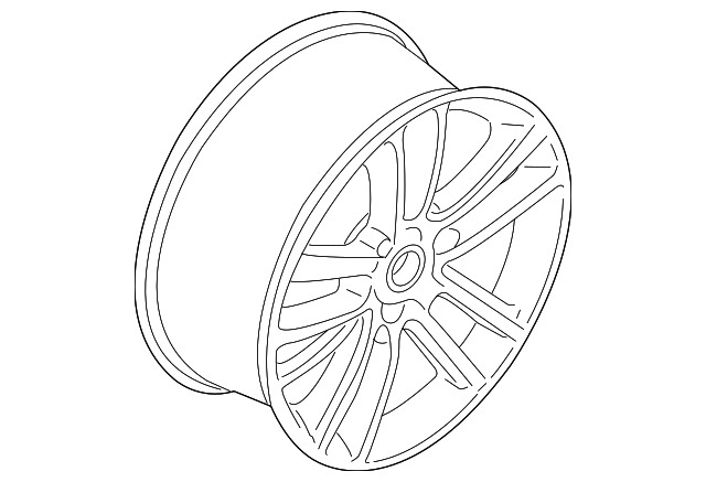 FR3Z-1007-E Деталь WHEEL, ALLOY
