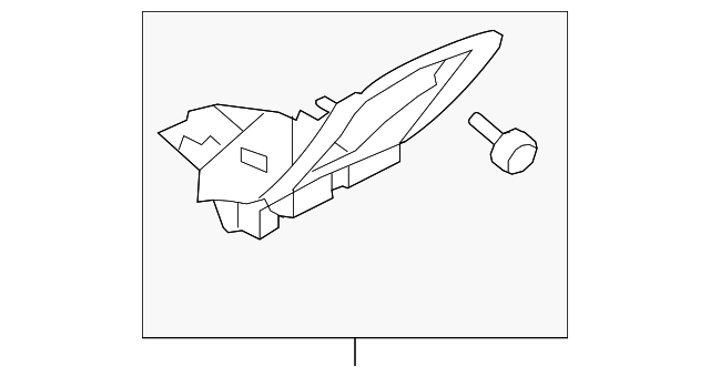 13305943 Деталь COMPARTMENT TRIM