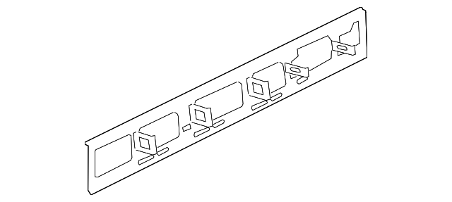 BK3Z-6151213-D UPPER RAIL, LEFT