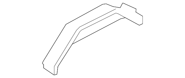 BK3Z-6127886-E INNER WHEELHOUSE, LEFT