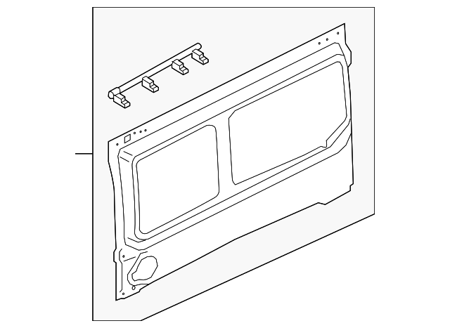 CK4Z-6127865-F REAR PANEL, LEFT