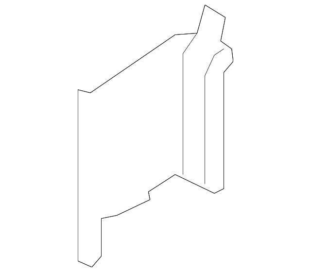 BK3Z-6127970-C REAR PANEL REINF PLATE, LEFT