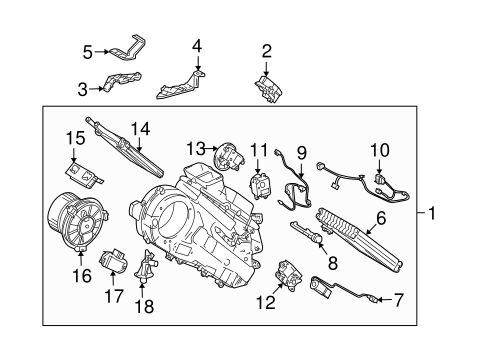 HVAC/AUXILIARY HEATER & AC for 2011 Toyota Land Cruiser #2
