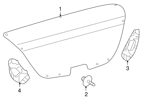 BODY/INTERIOR TRIM - TRUNK for 2013 Toyota Corolla #1