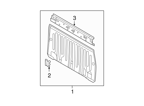 BODY/BACK PANEL for 2009 Toyota Tundra #2