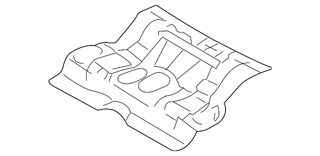 7E5Z-5411160-A CENTER FLR PAN