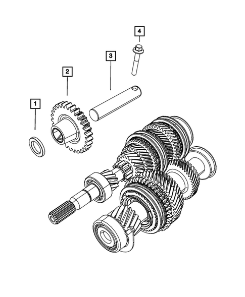 Gear Train for 2011 Dodge Caliber #0