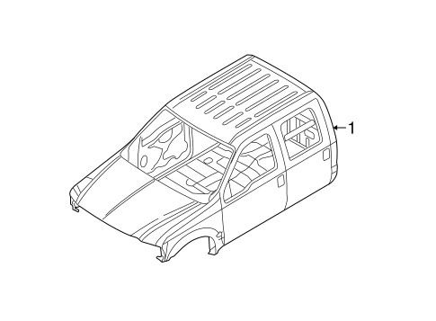 Cab Assembly for 2015 Ford F-350 Super Duty #1