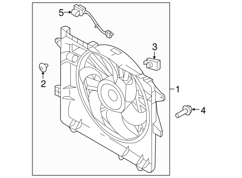 Cooling System/Cooling Fan for 2006 Ford Mustang #1