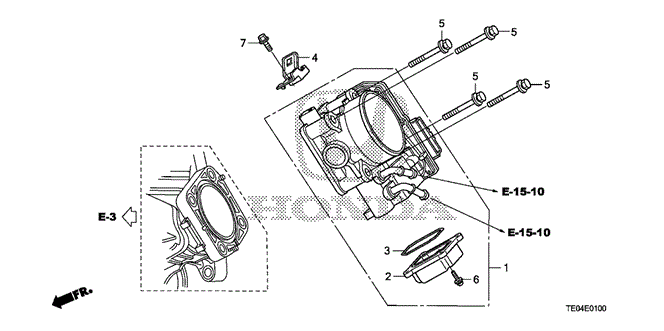 Engine/Throttle Body (L4) for 2009 Honda ACCORD COUPE #1