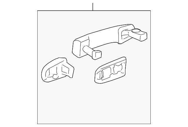 96800350 Деталь HANDLE, OUTSIDE, LEFT