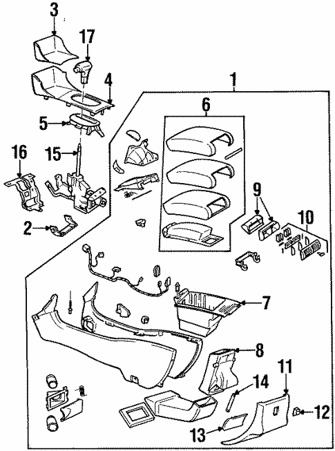 Console for 1998 Oldsmobile 88 #0