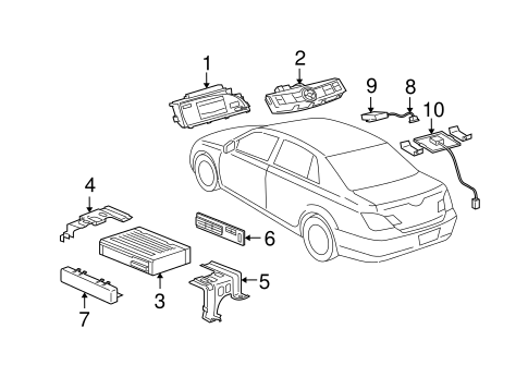 ELECTRICAL/NAVIGATION SYSTEM COMPONENTS for 2006 Toyota Avalon #1
