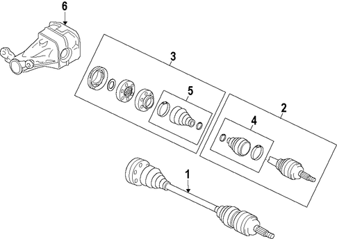 Macan AXLE SHAFTS & JOINTS
