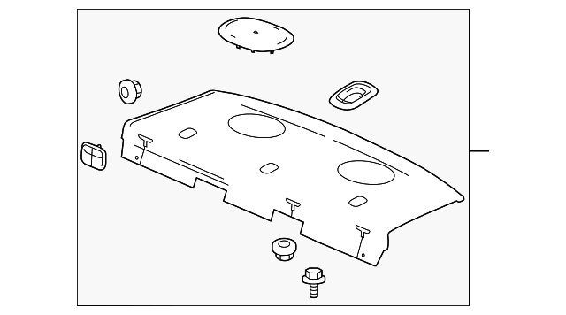25866309 PACKAGE TRAY