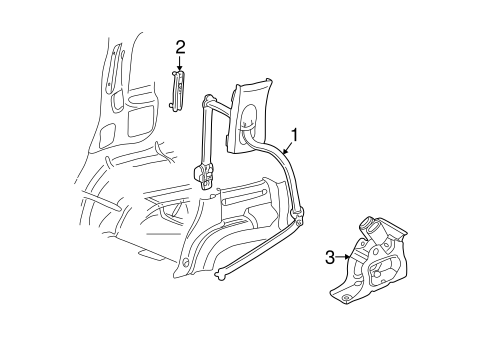 Aviator REAR SEAT BELTS 2