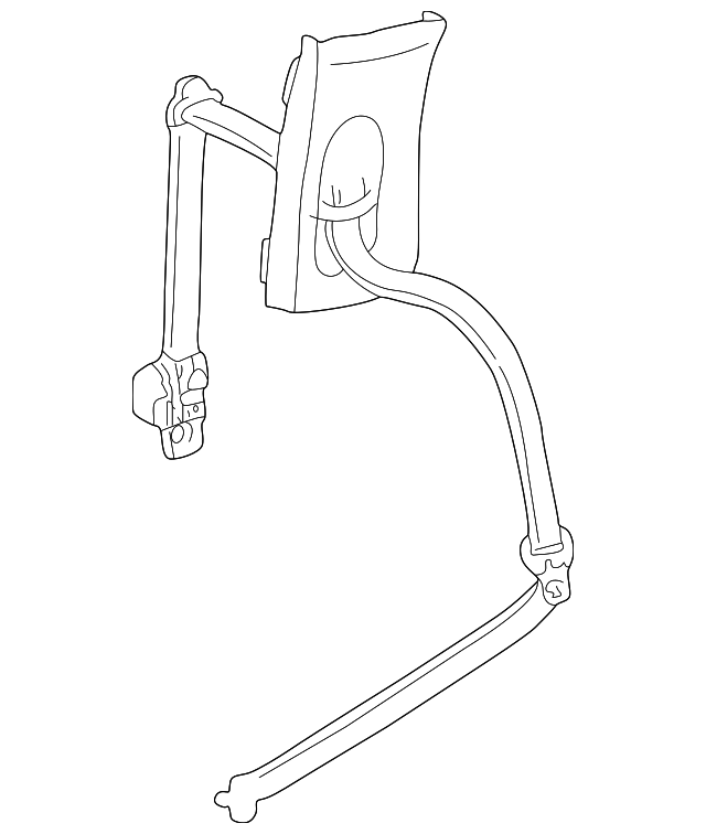 2C5Z-78611B68-AAA Деталь SEAT BELT ASSY, RIGHT
