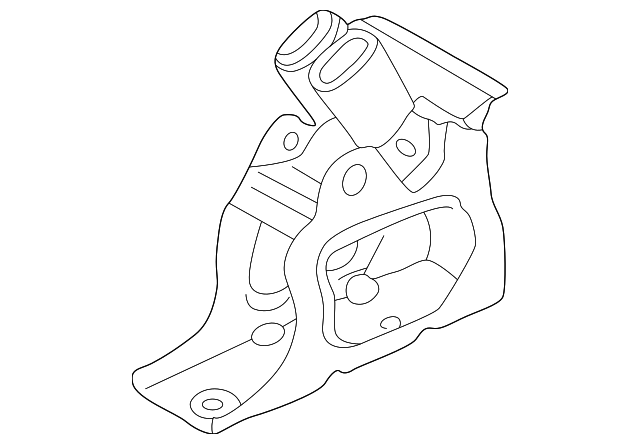 2C5Z-7860045-AAA Деталь BUCKLE END, LEFT