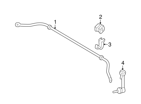 Rear Suspension/Stabilizer Bar & Components for 2014 Nissan Murano #2
