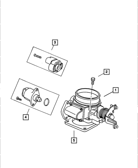 Throttle Body for 2001 Jeep Wrangler #0