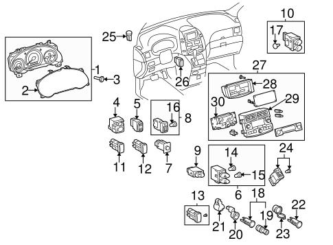 BRAKES/TRACTION CONTROL for 2007 Toyota Sienna #1