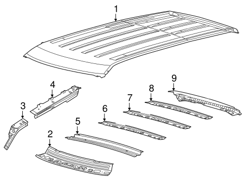 Police Interceptor Utility ROOF & COMPONENTS 2