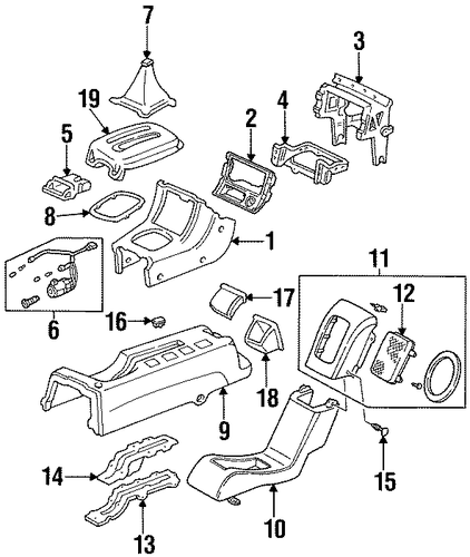 OEM Honda 77299-SS0-000ZA - Trim Cover OEM Honda 77299-SS0-000ZA - Trim Cover