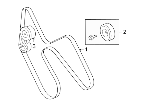 LR3 BELTS & PULLEYS