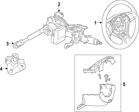 Steering Column for 2012 Mazda 2 #0