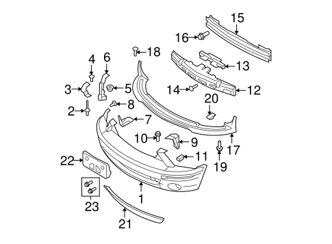 Mustang BUMPER & COMPONENTS - FRONT