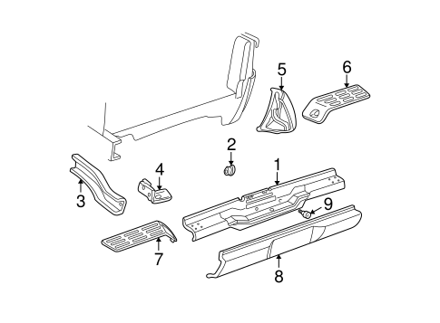 Sonoma BUMPER & COMPONENTS - REAR